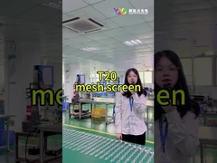 T20-2LEDs Mesh LED Pixel Bildschirm CE RoHS FCC Außen Transparent Hohe Helligkeit