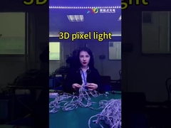 Vollfarbige RGB 3D Pixel LED Kristalllampe Interaktiv für Dekoration