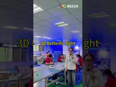 Flexible Schmetterling 3D Pixel LED-Beleuchtung Vollfarbe für Festivaldekoration
