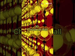 Weihnachtsball 3D Pixel Led 50 Weihnachtsbaum Vollfarbe wasserdicht