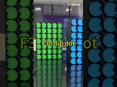 15mm 8x8 Mechanischer Flip Dot Display Bildschirm Interaktiver Flip Billboard Einzelhändler